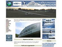 Tablet Screenshot of loscaranchos.com.ar